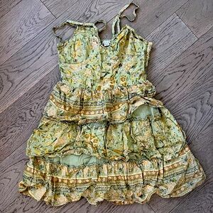 American Eagle mini green dress